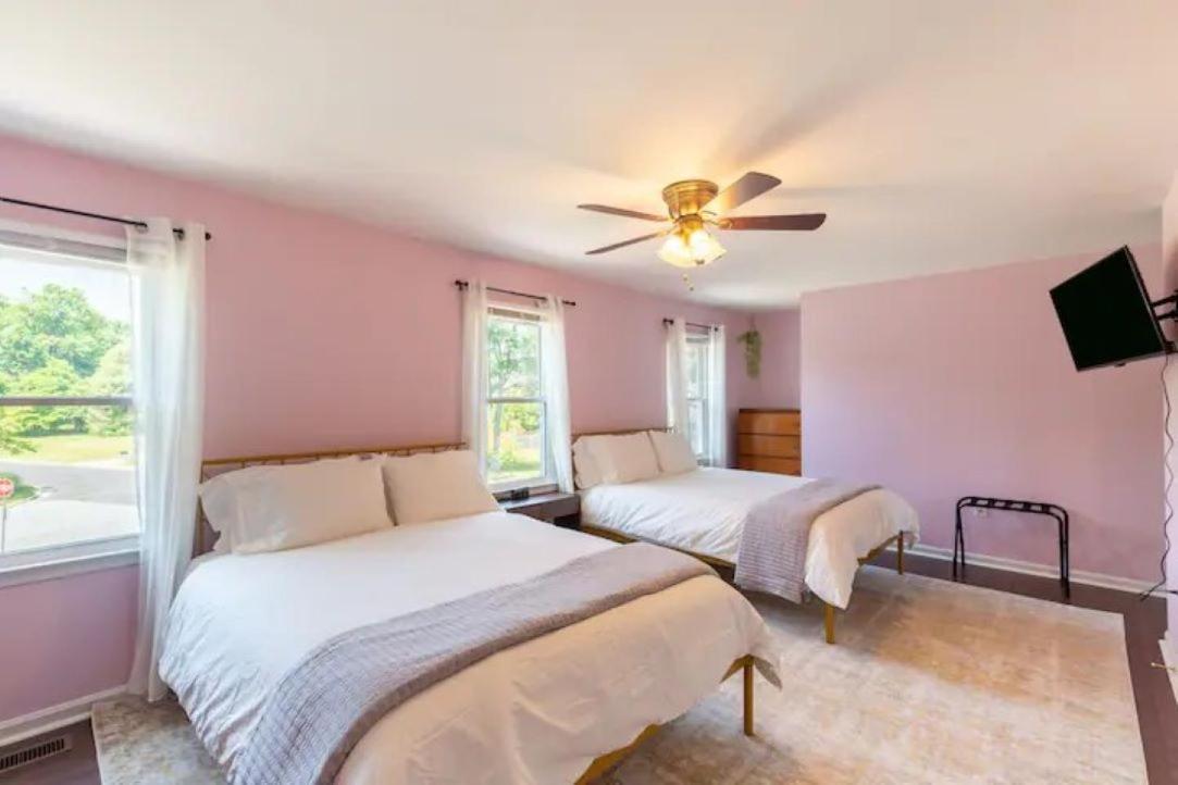 Lrge 5 Bedroom 9 Beds Near Dc-Pool, Hot Tub, Gym, Game Rm, Fire Pit โบวี ภายนอก รูปภาพ