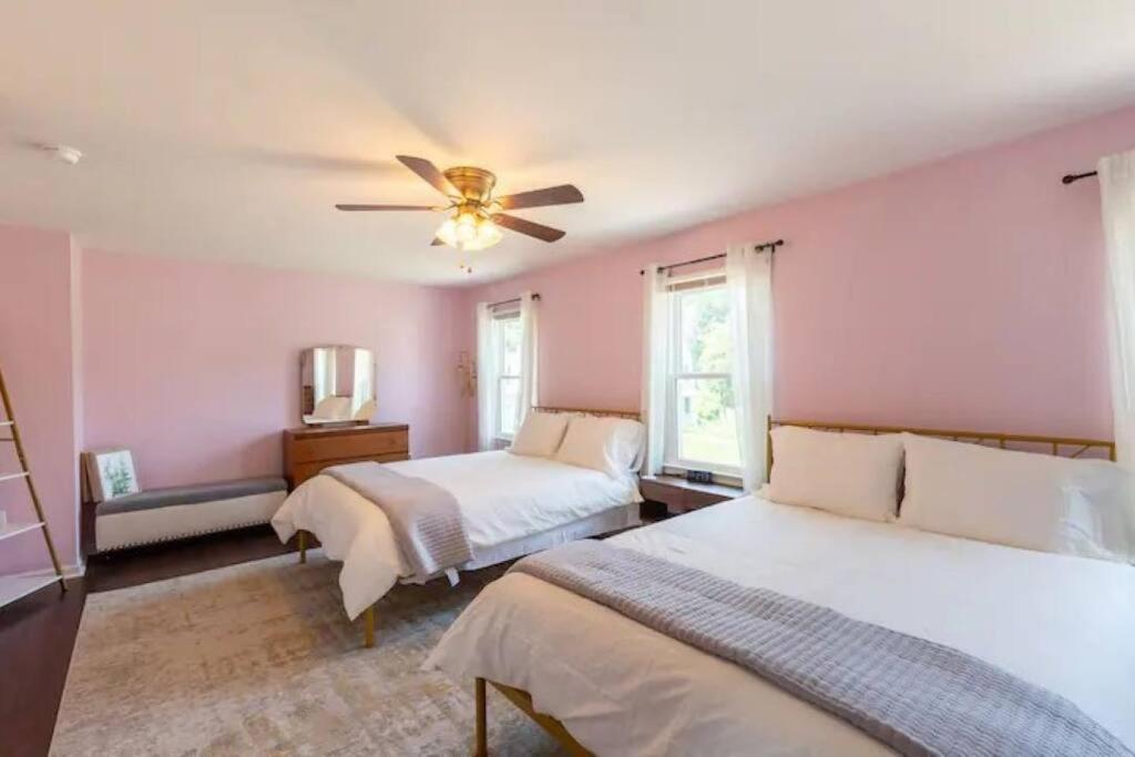 Lrge 5 Bedroom 9 Beds Near Dc-Pool, Hot Tub, Gym, Game Rm, Fire Pit โบวี ภายนอก รูปภาพ