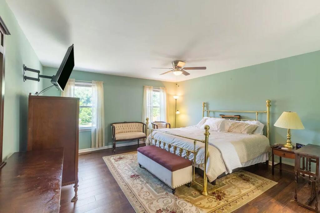 Lrge 5 Bedroom 9 Beds Near Dc-Pool, Hot Tub, Gym, Game Rm, Fire Pit โบวี ภายนอก รูปภาพ